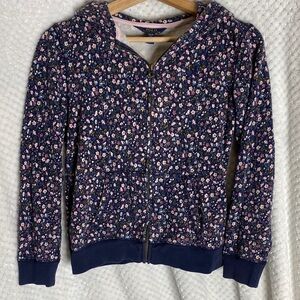 Polo Ralph Lauren Navy Floral Hoodie Jacket